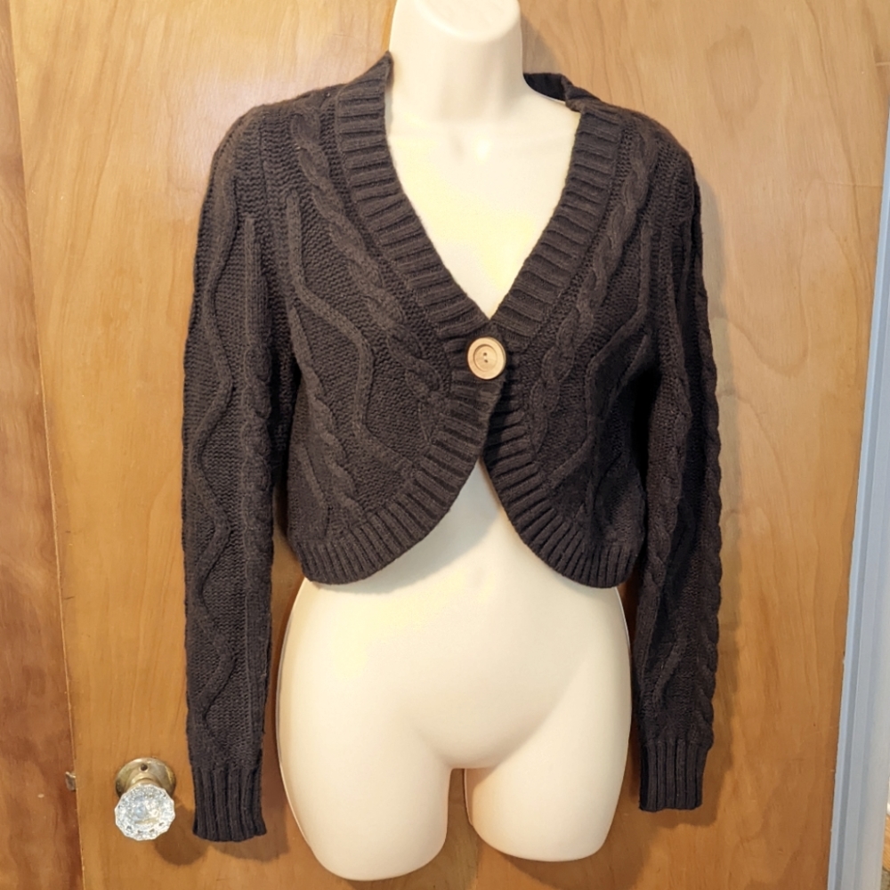 BR cropped cardigan